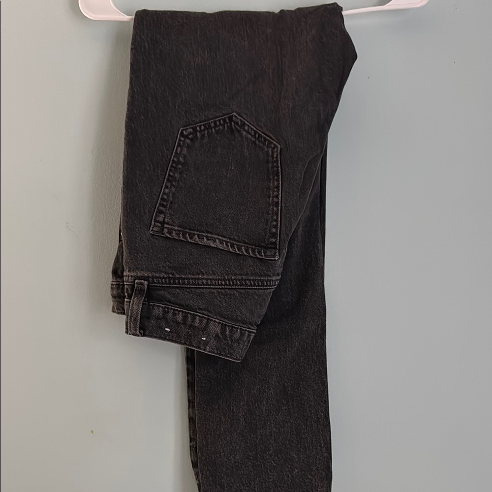 Dynamite Charcoal Straight Leg Jeans